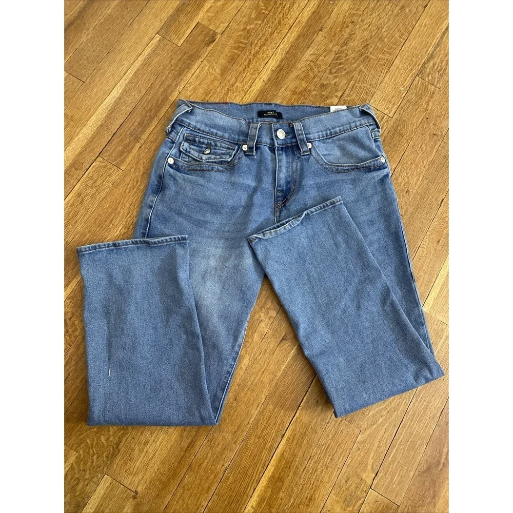 True Religion Ricky Relaxed Straight Denim Jeans Men's Tag 30 Actual 31 X 28